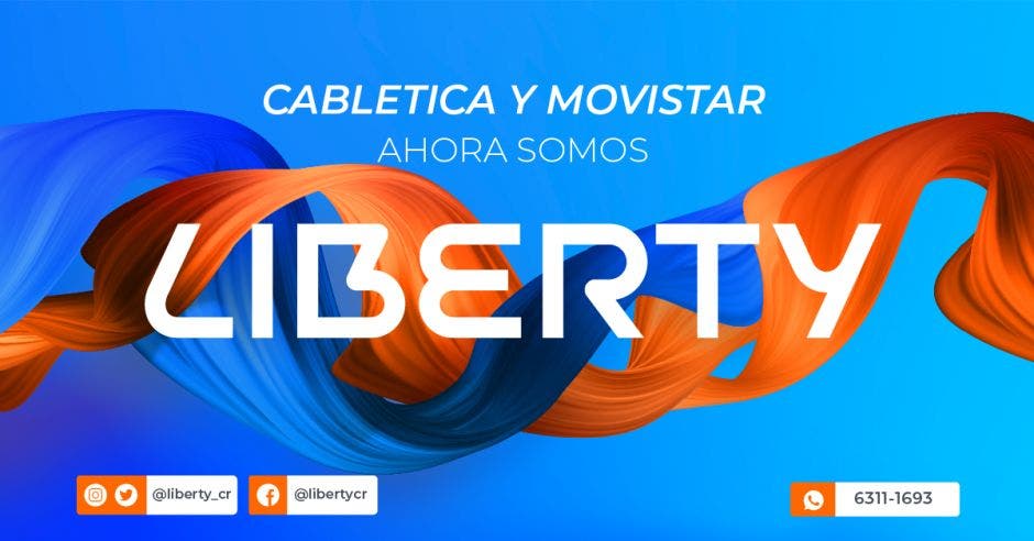 liberty latin america movistar cabletica fusión empresarial 4G telefonía móvil servicios internet fibra óptica mundial futbol catar 2022 transmisión planes prepago pospago