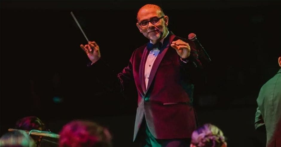 Marvin Araya, director de la Orquesta Filarmónica.