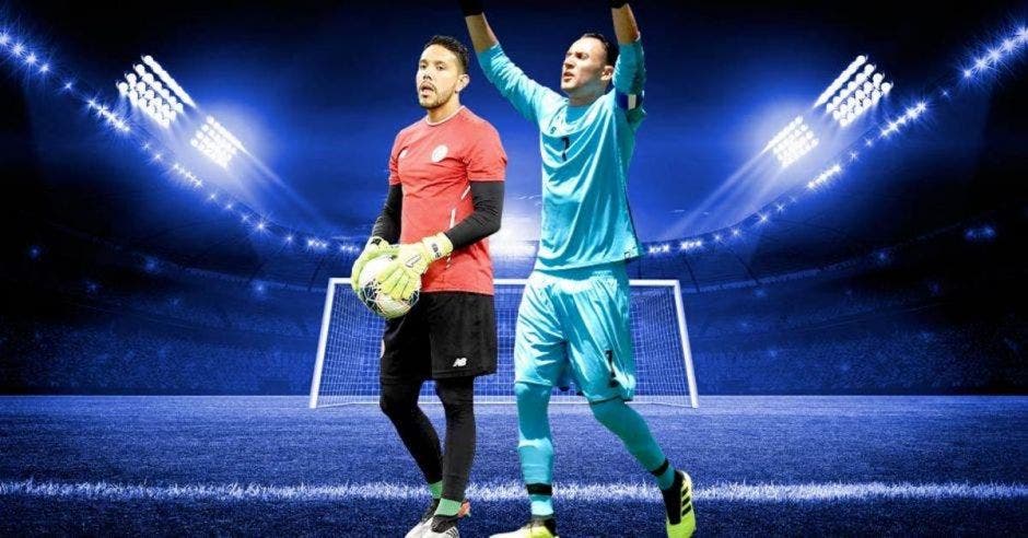 Keylor Navas y Leonel Moreira