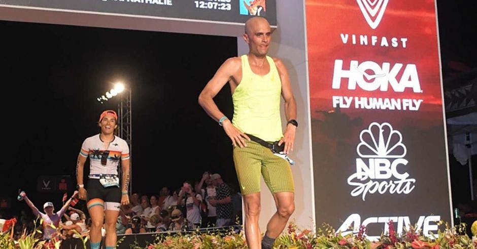 Andrés Gutiérrez fue el costarricense con resultado más destacado en el Mundial de Ironman en Hawái. Cortesía/La República