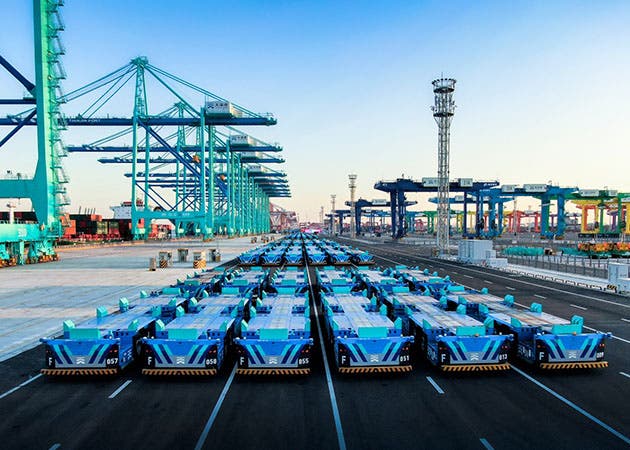 tecnologías digitales puerto inteligente eficiencia productividad huwei puerto tianjin china sistema transporte horizontal inteligente sin conductor cables emisiones carbono zona portuaria beijiang conducción autónoma 76 vehículos inteligentes despacho centralizado nube eficiencia transformación tecnologías inteligencia artificial 5G conducción autónoma entornos controlados Joaquín saldana vicepresidente estrategia marketing huawei américa latina caribe