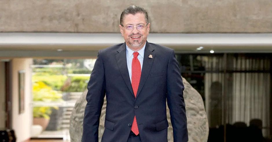 Rodrigo Chaves, presidente. Archivo/La República.