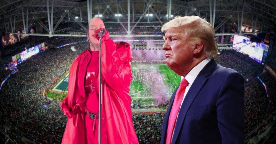 donald trump Rihanna nil super bowl