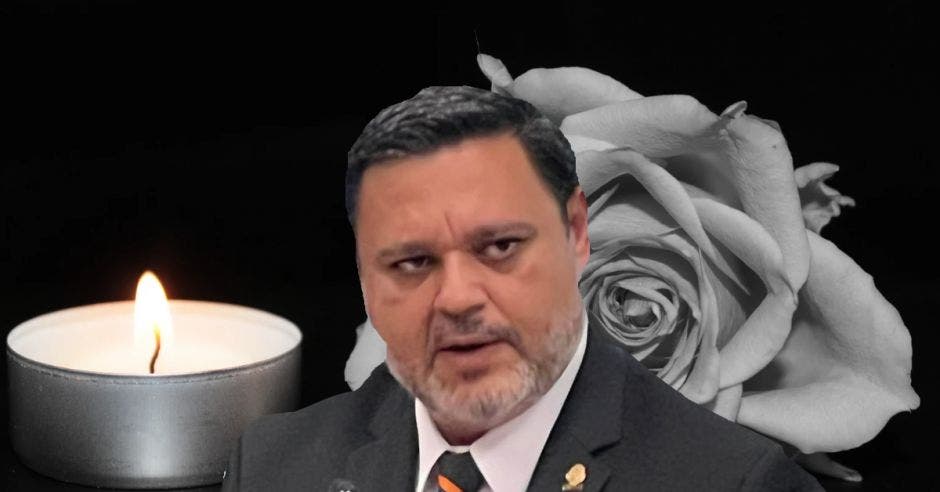 Gilberto Campos, diputado de Progreso Social sufre la muerte de su padre. Cortesía/La República.