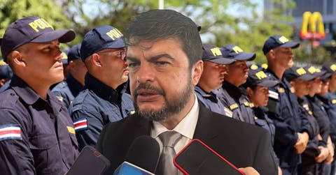 Mario Zamora, ministro de Seguridad. Archivo/La República.
