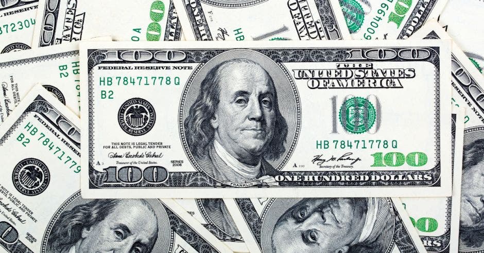 La divisa de Estados Unidos mostró un incremento en su valor a lo largo de las últimas dos semanas, pasando de ¢539 a ¢544 por unidad en el mercado mayorista de Monex. Archivo/La República