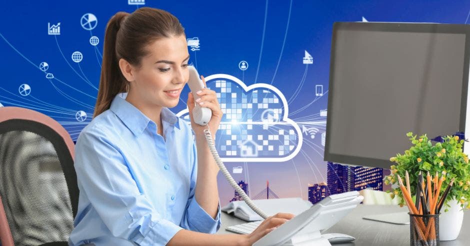 solución tecnológica empresarial basada cloud computing presentada claro PBX cloud central telefónica virtual ofrece empresas mismas funcionalidades convencional