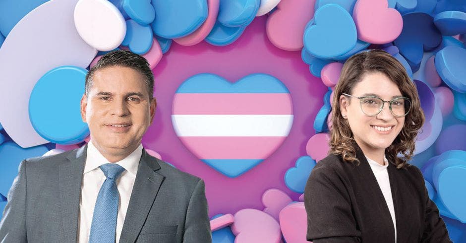 La propuesta, fue presentada a finales de la semana pasada por la bancada de izquierda y tiene como objetivo defender los derechos más básicos de la población trans de Costa Rica. Fabricio Alvarado de Nueva República se opone y Priscilla Vindas del Frente Amplio apoya el plan. Cortesía/La República.