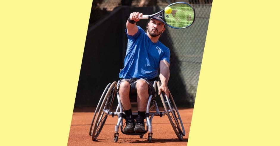 José Pablo Gil, el campeón en silla de ruedas que alcanzó las estrellas en Barranquilla. Cortesía/La República