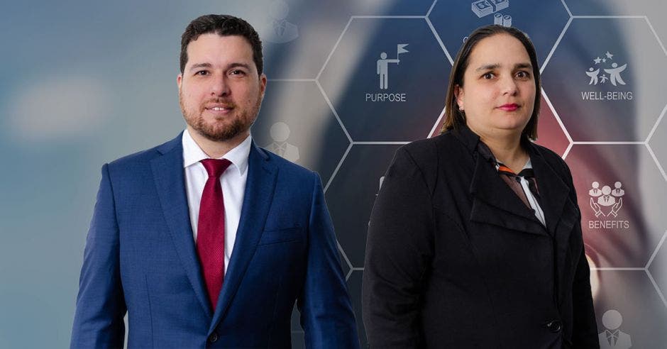Jorge de Mezerville y Victoria Scott