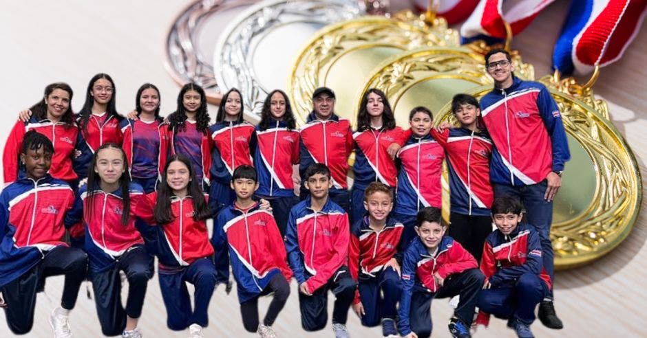 Los ticos consiguieron 19 medallas en el torneo realizado en tierras hondureñas.Foto cortesía de FECOTEME.Canva/La República