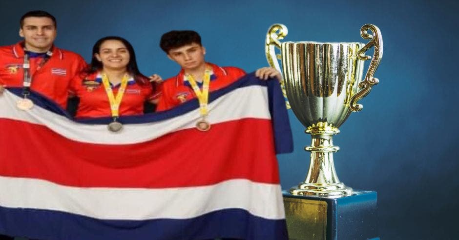 Los ticos tuvieron una cosecha de tres medallas.Foto tomada deL ICODER.Canva/La República