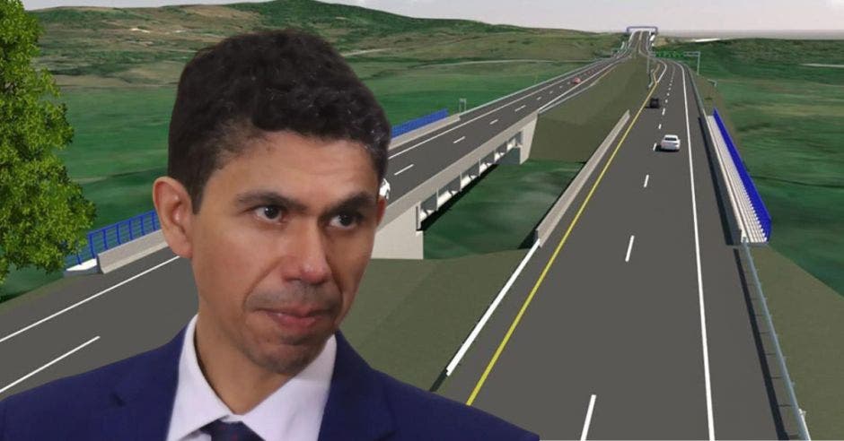 Luis Amador, ministro del MOPT, anunció la inversión. Archivo/La República.