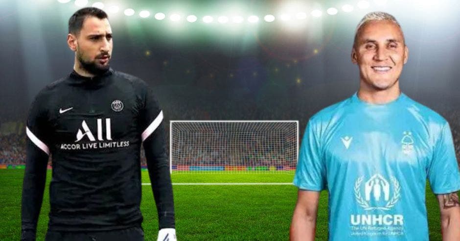 Donnarumma le gana la titularidad a Navas.Canva/La República