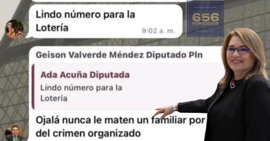 Ada Acuña del Partido Progreso Social Democrático