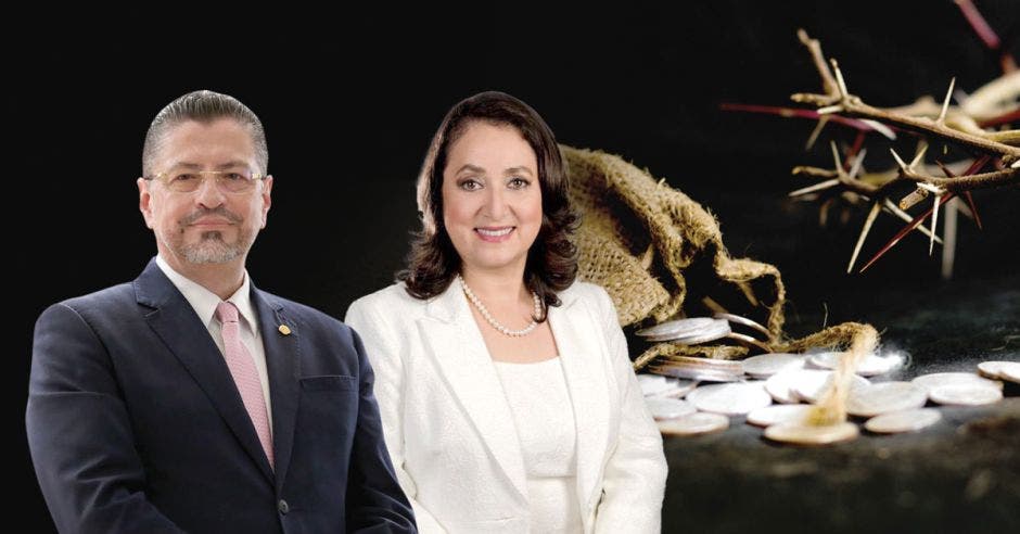 Rodrigo Chaves le dijo Judas a la diputada Luz Mary Alpízar. Cortesía/La República.