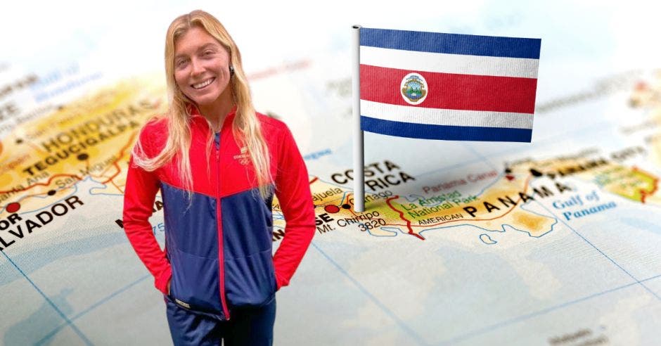 Leilani McGonagle amarró la siguiente presea para Costa Rica.Canva/La República