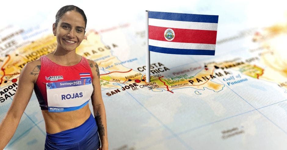 Daniela Rojas logró su clasificación a la final del próximo viernes.Canva/La República