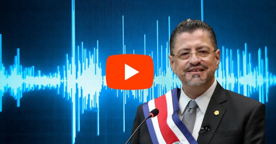 Rodrigo Chaves criticó la filtración de audios. Cortesía/La República
