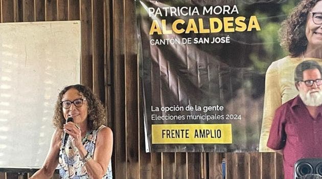 Queremos cambiar San José y queremos hacerlo con la participación de las personas que habitan la capital, dijo Patricia Mora. Cortesía/La República.