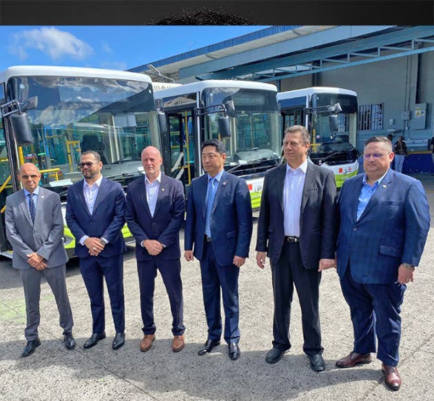 ice recibió donación seis autobuses eléctricos china