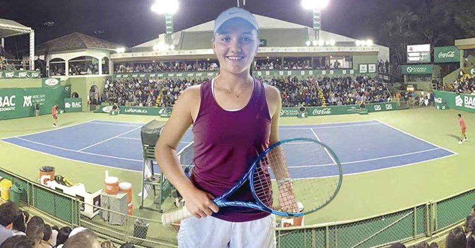 El mejor tenis juvenil del mundo se presenta en la Copa del Café. Lucía Gallegos es la primera raqueta tica. Silvia Ureña/La República