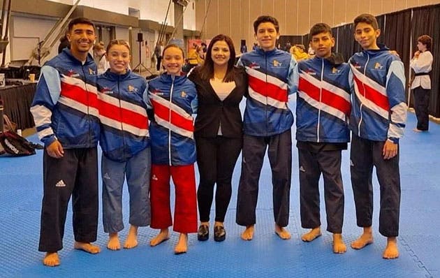 Foto cortesía Federación Costarricense de Taekwondo/La República