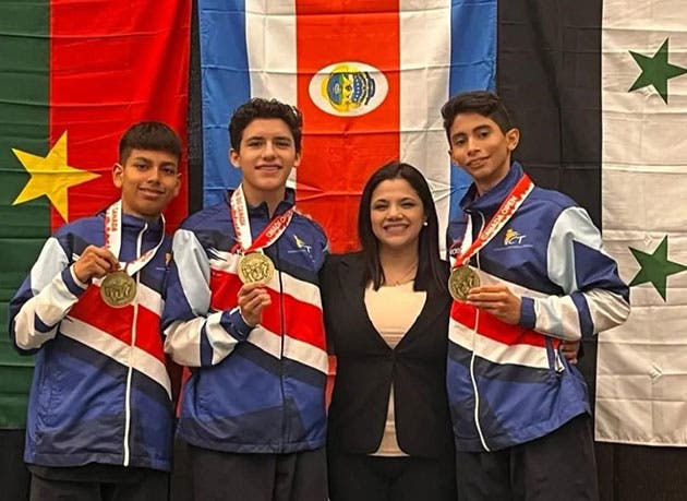 Foto cortesía Federación Costarricense de Taekwondo/La República