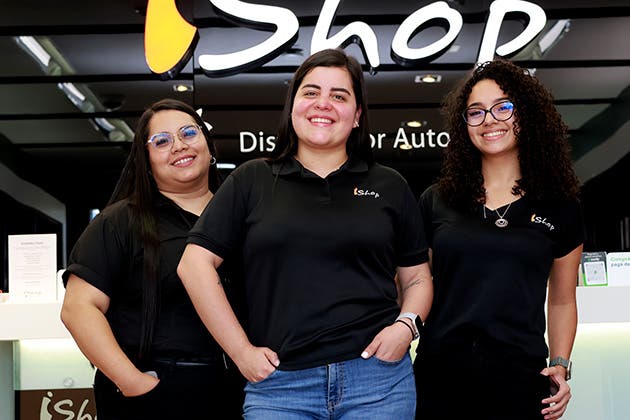 Rebeca Brizuela, Abigail Calvo y Sharon Castillo.