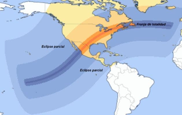 Se trata de una franja central como se puede ver en esta imagen. Cortesía/La República,