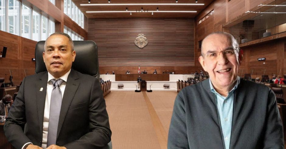 Horacio Alvarado del PUSC y Rodrigo Arias del PLN son los únicos candidatos a presidir el Congreso. Cortesía/La República,