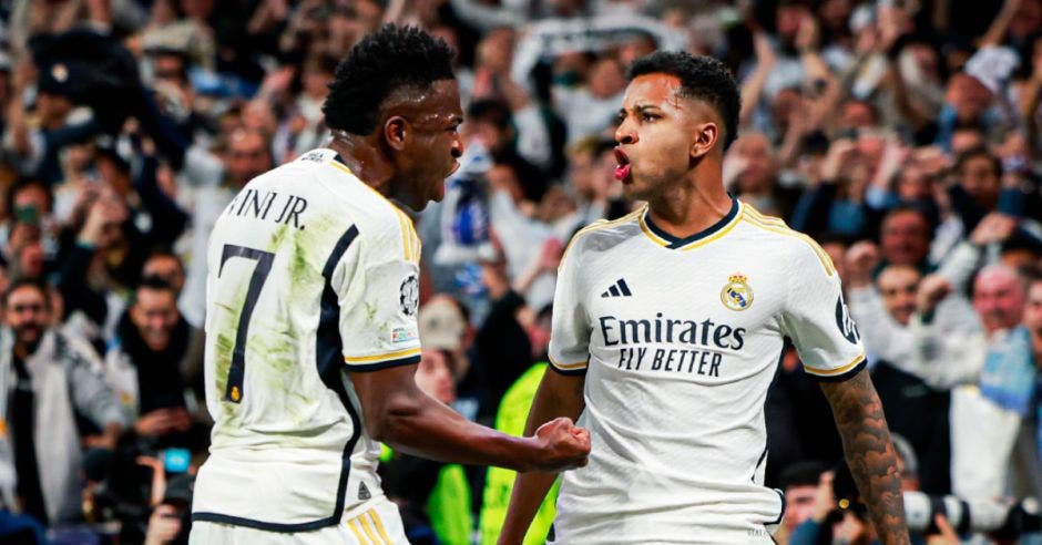 Rodrygo y Vinicius. Foto de las redes del Real Madrid/La República