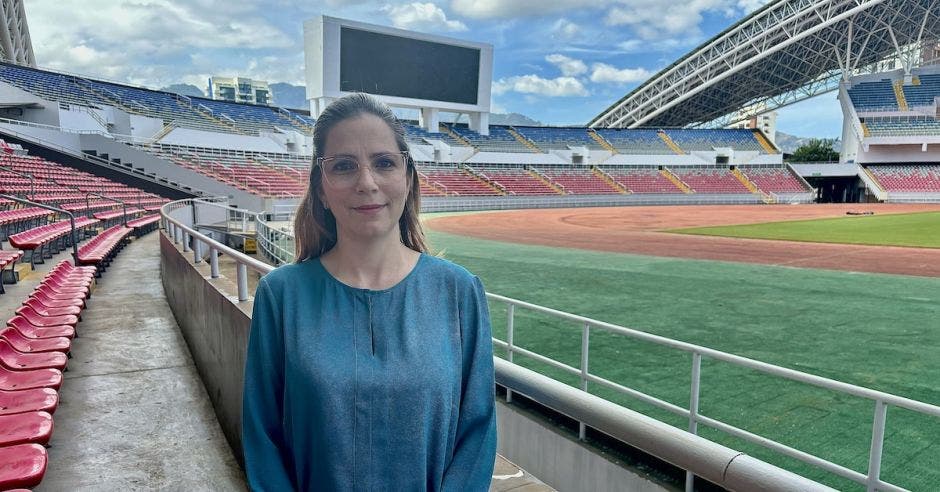 Diana Posada, primera gerente general del Estadio Nacional.