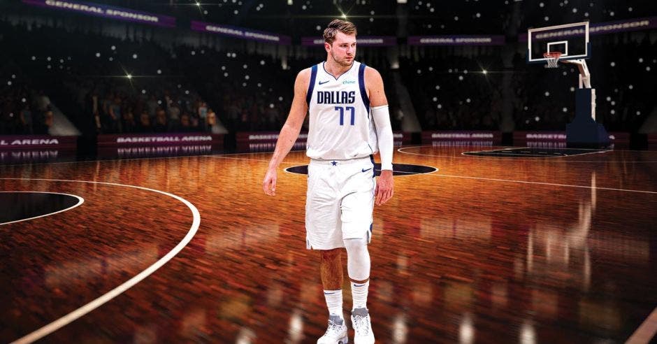Luka Doncic, esloveno de los Mavericks de Dallas: basquetbolista del año