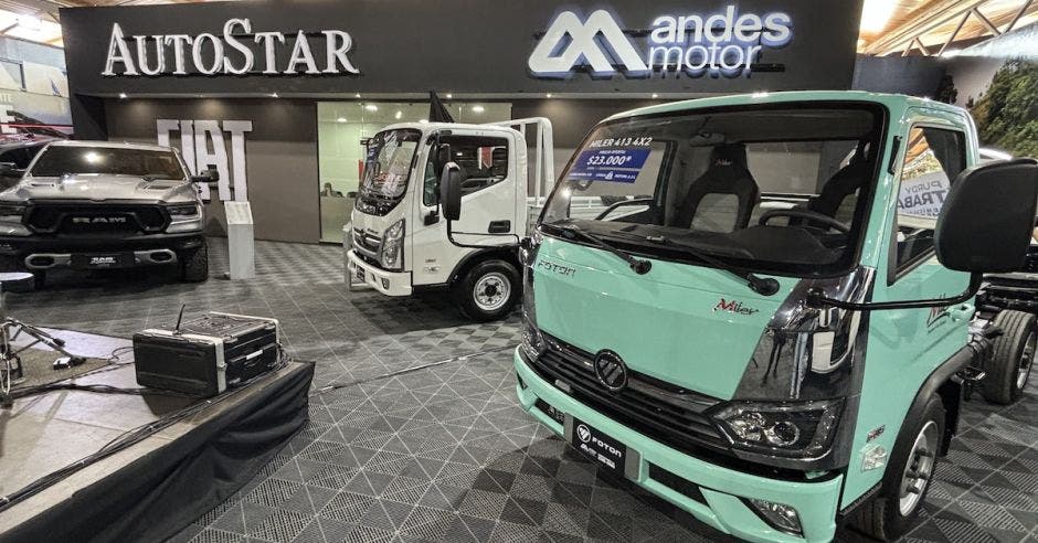 Stand de Andes Motor en Expomóvil 2024. Propia/La República