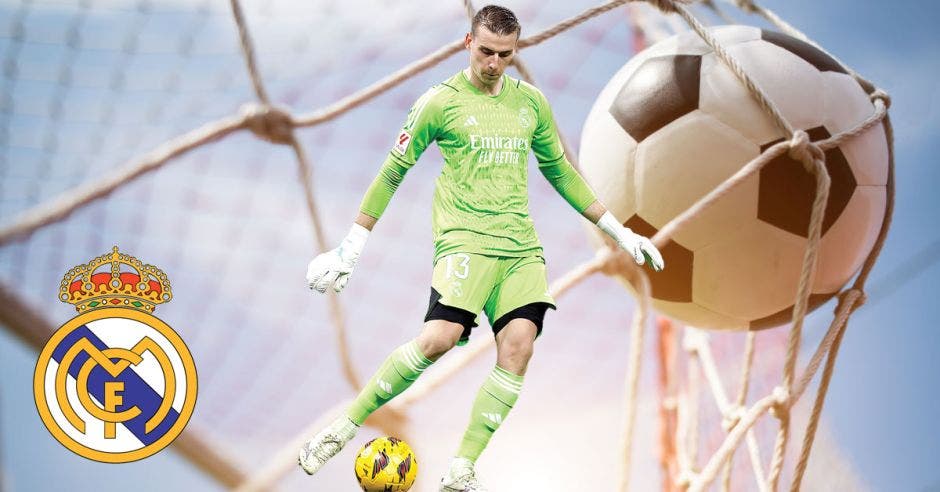 Andriy Lunin, portero ucraniano del Madrid, pieza determinante.