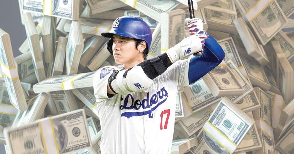 Ohtani firmó “modesto” contrato de $700 millones y batea metralla