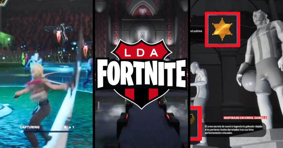 La Liga se convirtió en el primer equipo de América en hacer algo así con Fortnite. Cortesía/La República.