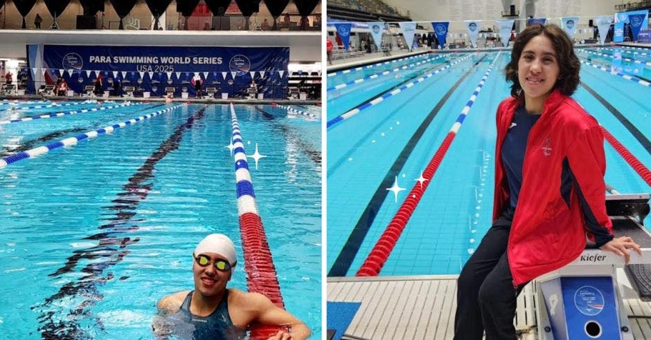 Miranda registró el mejor tiempo de su vida en la prueba de 100 metros dorso, clase S7.Federación de Paradeportes de Costa Rica/La República