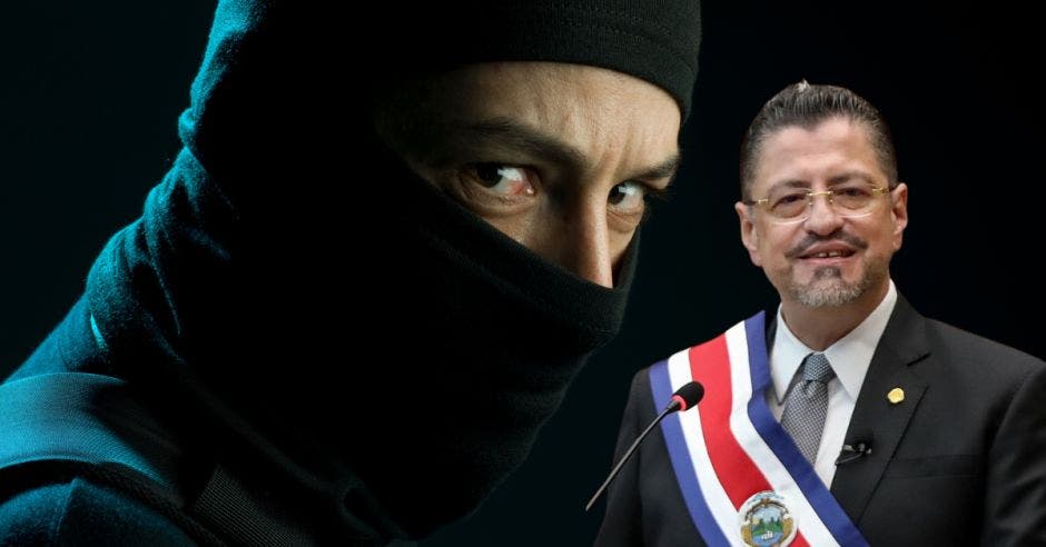 “Aquí manda el pueblo, no el crimen”, sentenció el mandatario. Cortesía/La República.
